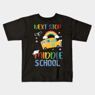 Next Stop Middle School Kids T-Shirt